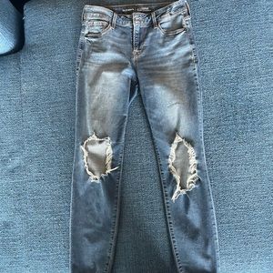 Rockstar mid rise skinny jeans